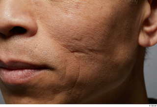 HD Face skin references Chikanari Ryosei cheek lips mouth scar…